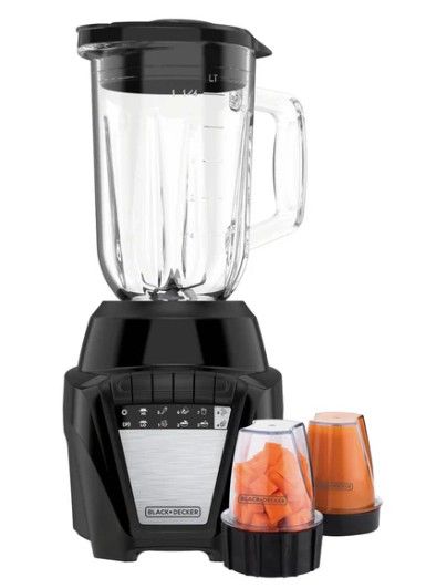 LICUADORA 700W VIDRIO 2 VASITOS B+D