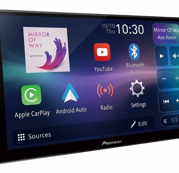 RECEPTOR MULTIMEDIA 9" CAR PLAY ANDROID PIONEER