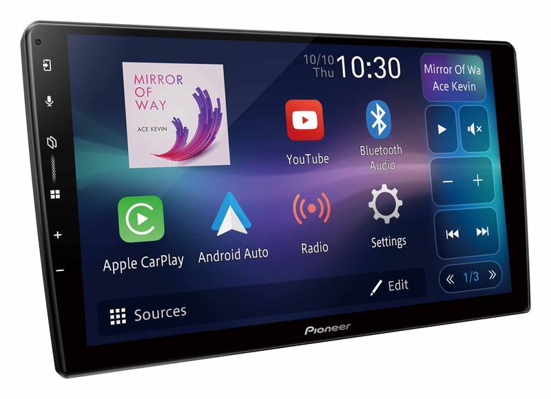 RECEPTOR MULTIMEDIA 9" CAR PLAY ANDROID PIONEER