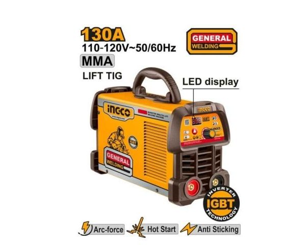 MÁQUINA DE SOLDADURA 130A INVERTER INGCO