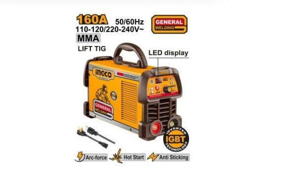 MÁQUINA DE SOLDADURA 160A INVERTER INGCO
