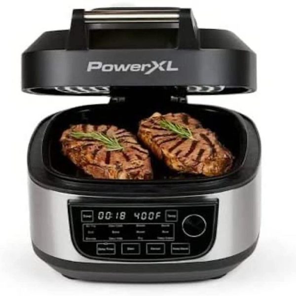 FREIDORA DE AIRE Y PARRILA 12 EN 1 POWERXL