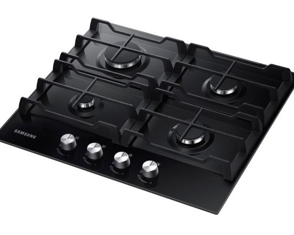 ESTUFA GAS 24" 4Q VIDRIO NEGRO SAMSUNG