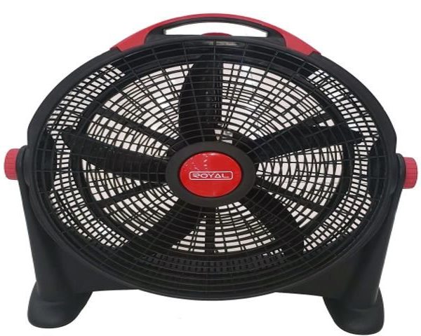 VENTILADOR PISO 20" NEGRO ROYAL
