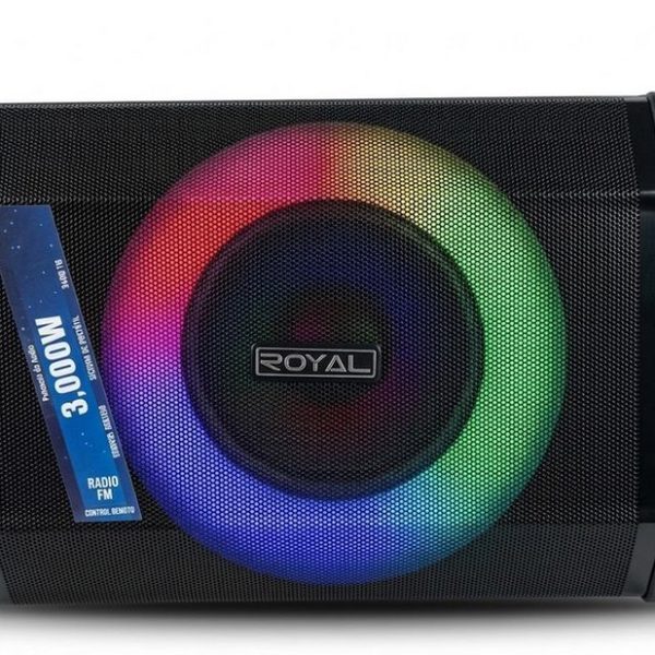 PARLANTE 3000W BT USB FM MIC ROYAL