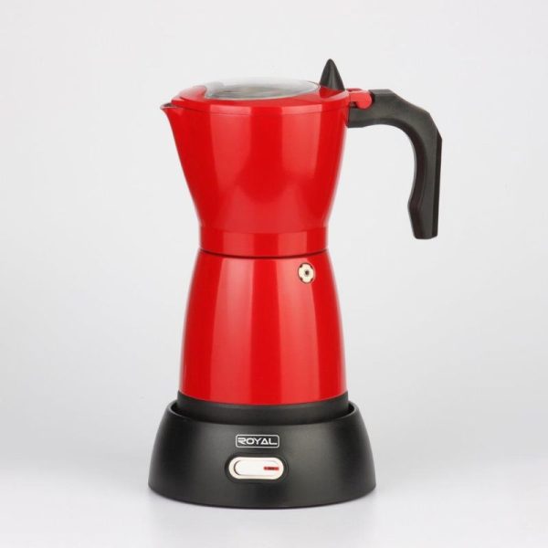 CAFETERA 6T ROJA ROYAL
