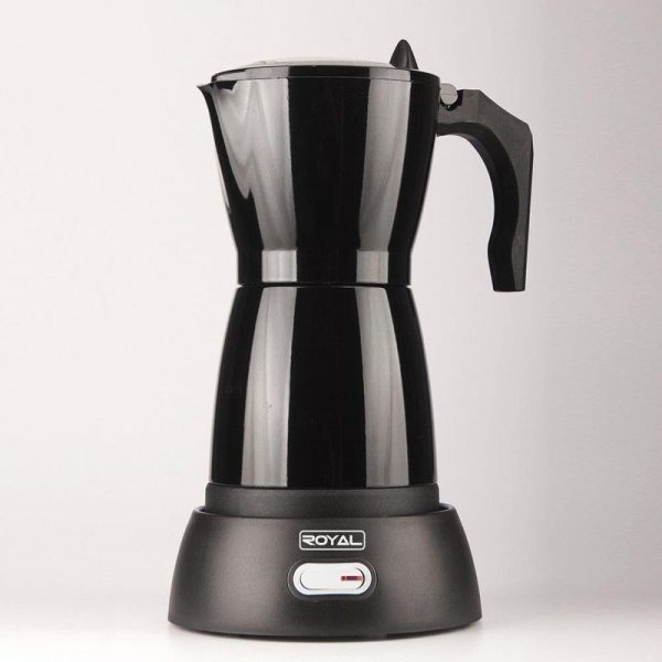 CAFETERA 6T NEGRA ROYAL