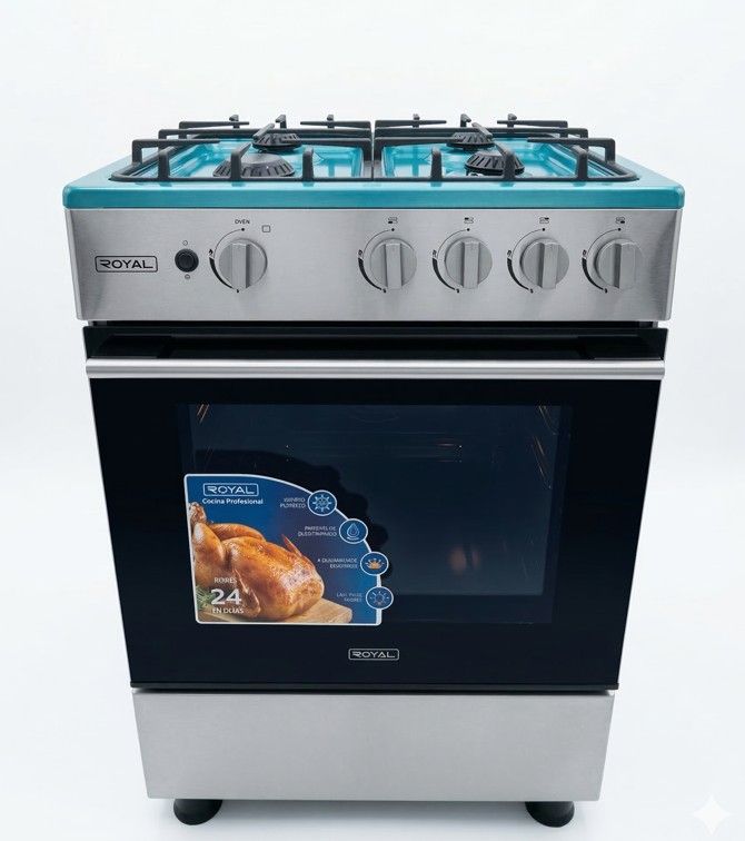 ESTUFA GAS 24" 4Q ROYAL