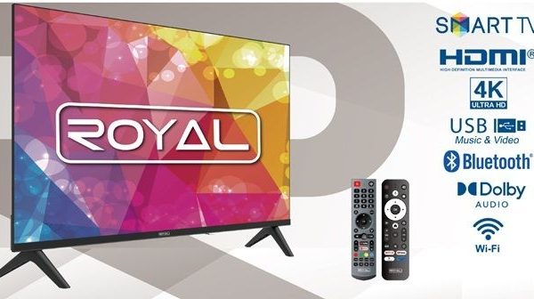 LED 50" SMART 4K 2 CONTROLES BTOOTH ROYAL