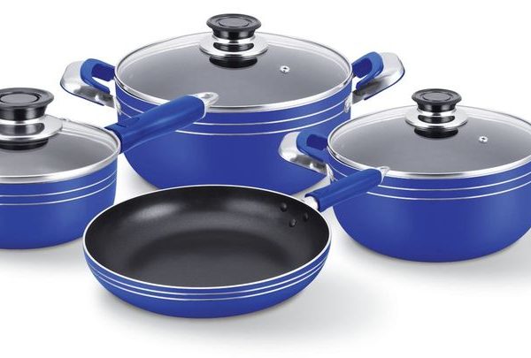 JGO. DE OLLAS 7 PCS AZUL INDUCCION ROYAL
