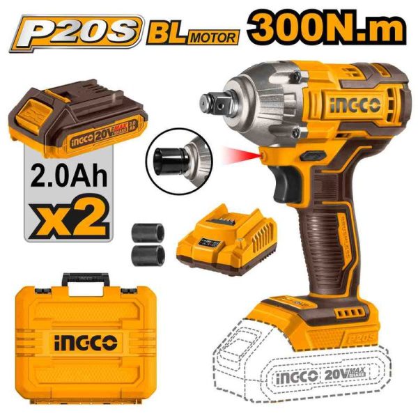 LLAVE DE IMPACTO INHALAMBRICA INGCO