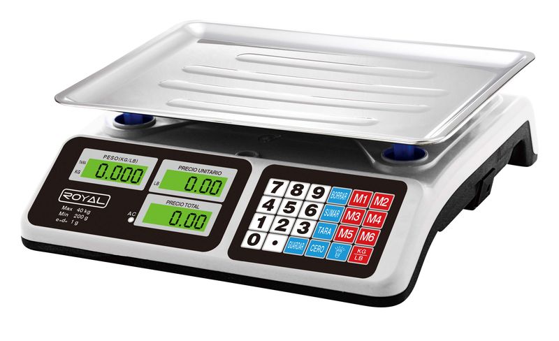 BASCULA D/ALIMENTOS ELECTRICA 40KG ROYAL