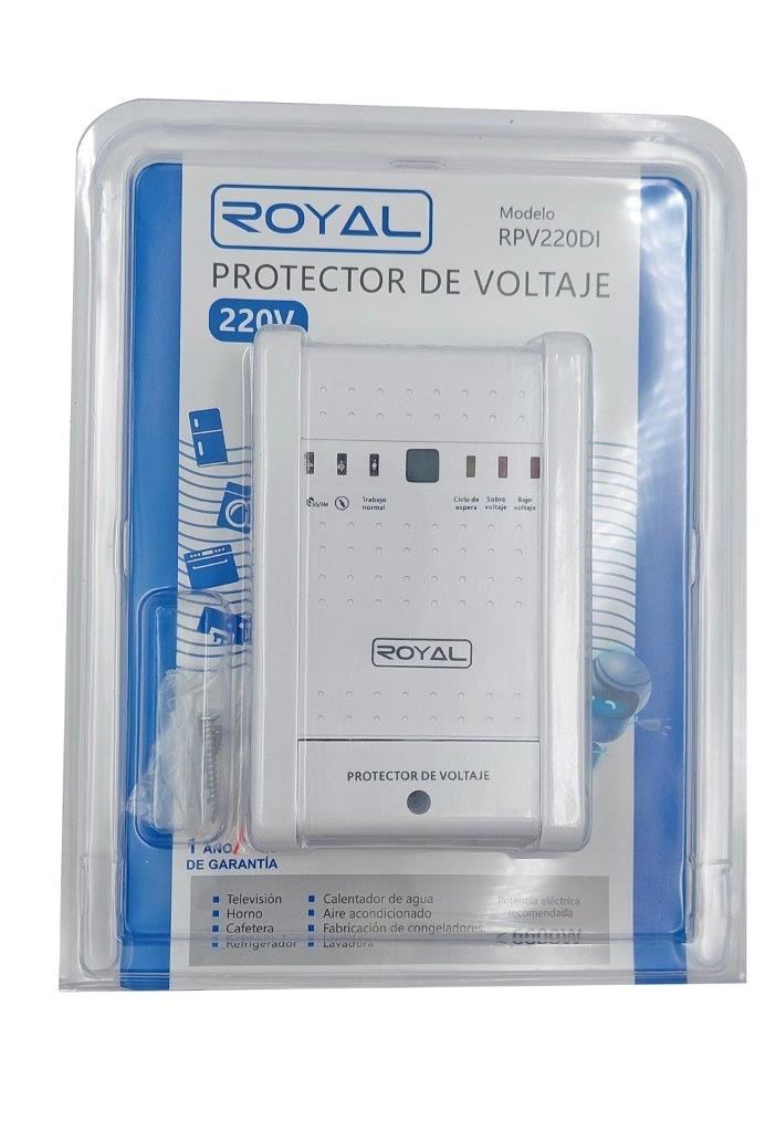 PROTECTOR DE VOLTAJE 220V DIRECTO ROYAL