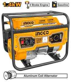 GENERADOR A GASOLINA 1400W 110V INGCO